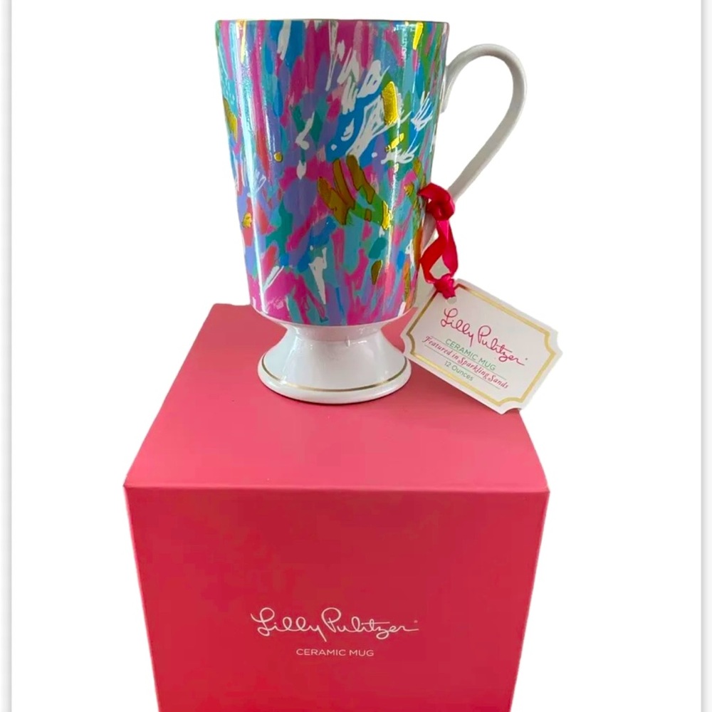 Lilly Pulitzer ceramic mug
